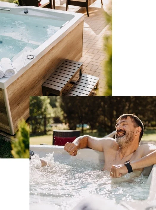 jacuzzi w ogrodzie min 1